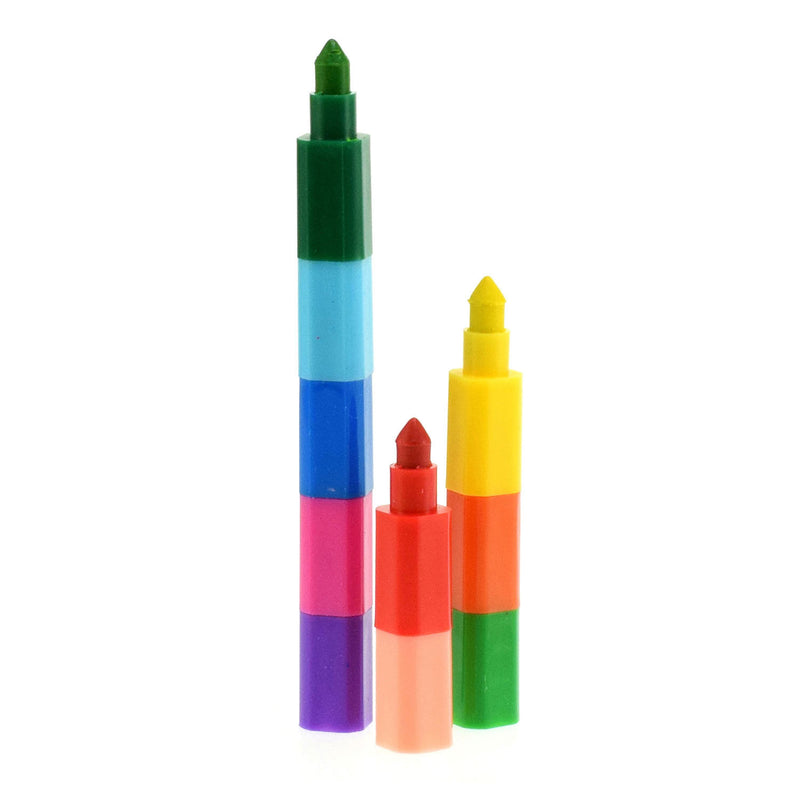 Afbeelding laden in galerijviewer, Toi-toys 10-in-1 waskrijt pen, 2st.
