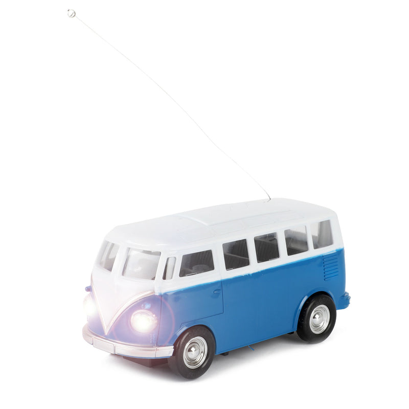 Afbeelding laden in galerijviewer, Toi-toys rc bestuurbare auto retro busje met licht
