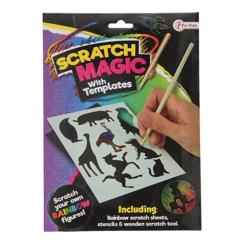 Afbeelding laden in galerijviewer, Toi-toys scratch set regenboog figuren
