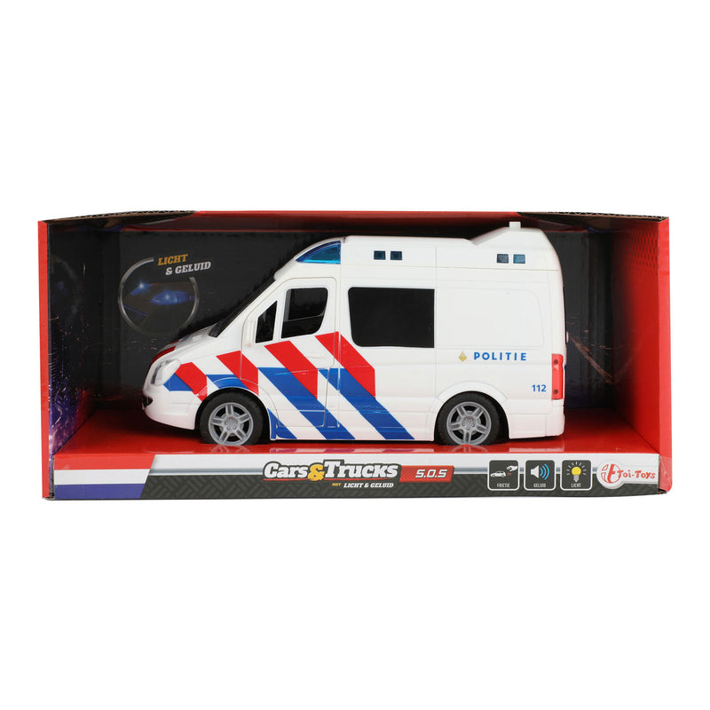 Afbeelding laden in galerijviewer, Toi-toys politiebus met licht en geluid

