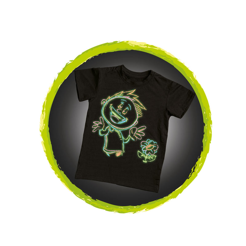 Afbeelding laden in galerijviewer, Toi-toys knijp textielstiften glow in the dark, 4st.
