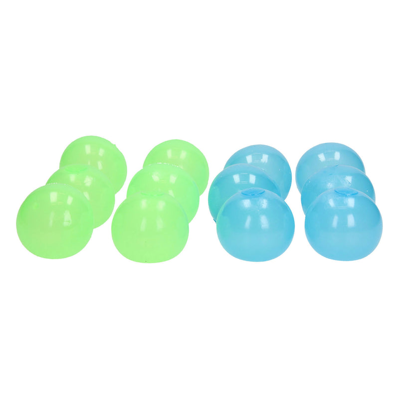 Afbeelding laden in galerijviewer, Toi-toys toi toys glow in the dark ballen glow throw 12-delig
