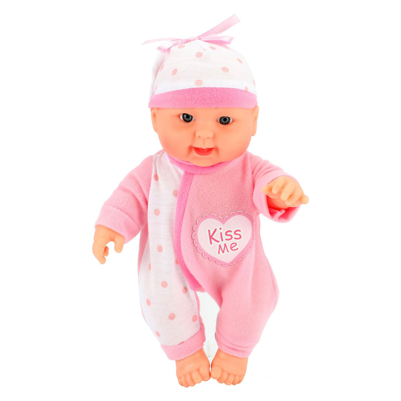 Afbeelding laden in galerijviewer, Toi-toys babypop met pyjama 22.5 cm
