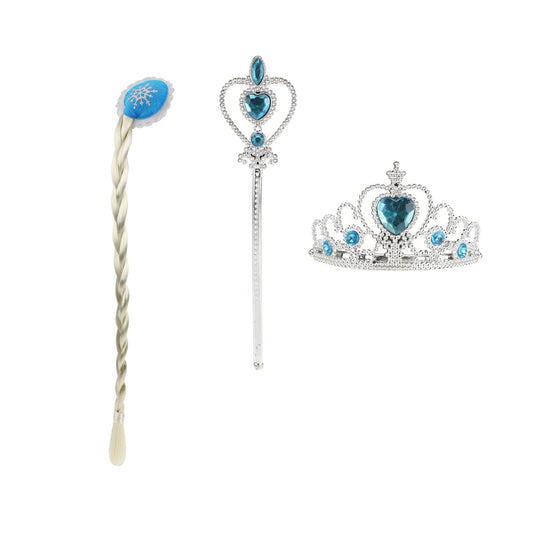 Toi-toys toi toys ice princess set met vlecht, tiara en toverstaf