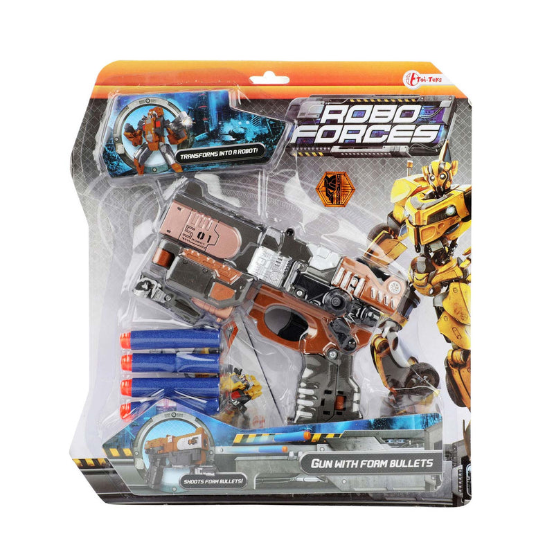 Afbeelding laden in galerijviewer, Roboforces veranderrobot pistool met foampijlen

