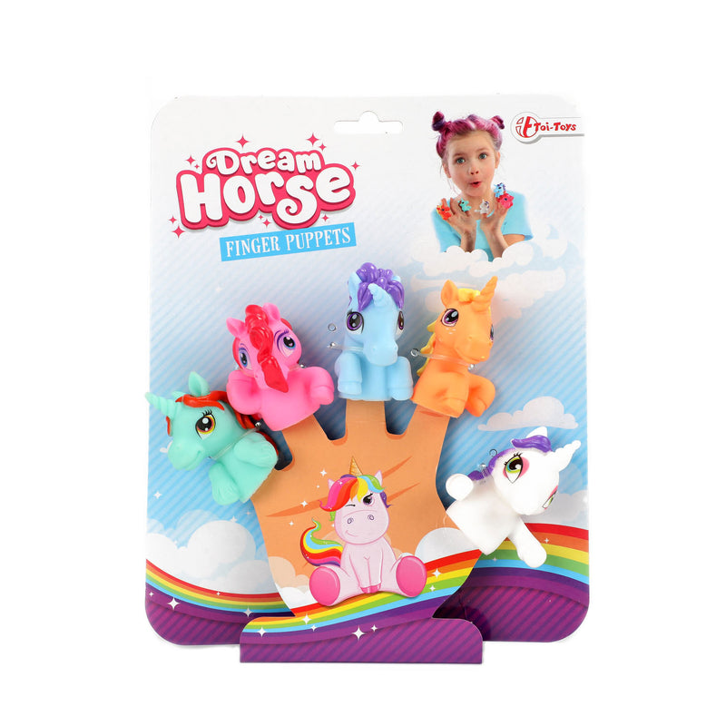 Afbeelding laden in galerijviewer, Toi-toys vingerpoppen eenhoorn, 5st.
