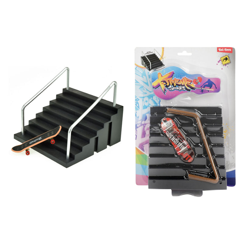 Afbeelding laden in galerijviewer, Toi-Toys Vinger Skateboard met Trap, 4dlg.
