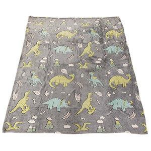 Toi-toys glow in the dark deken dino 130x150 cm