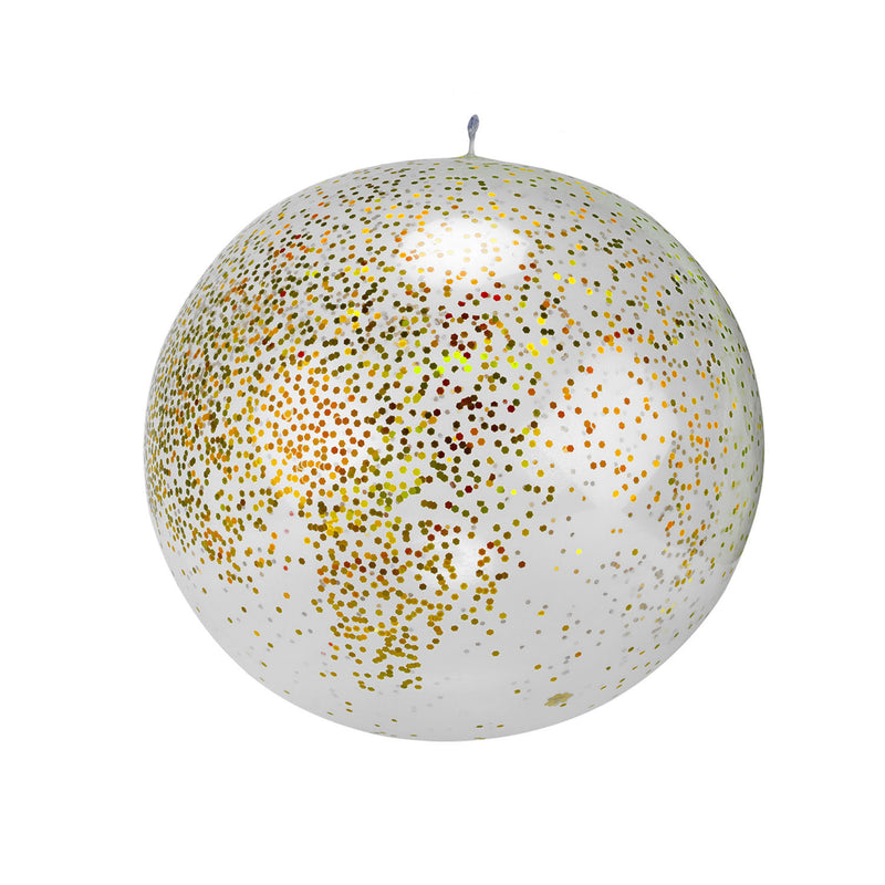 Afbeelding laden in galerijviewer, Toi-toys opblaasbare glitter ballon, 60cm
