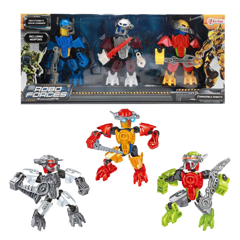 Afbeelding laden in galerijviewer, Roboforces Constructierobots Warrior, 3st.
