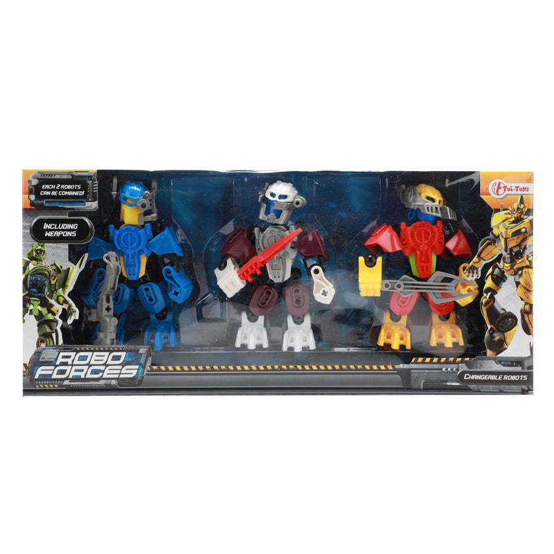 Afbeelding laden in galerijviewer, Roboforces Constructierobots Warrior, 3st.
