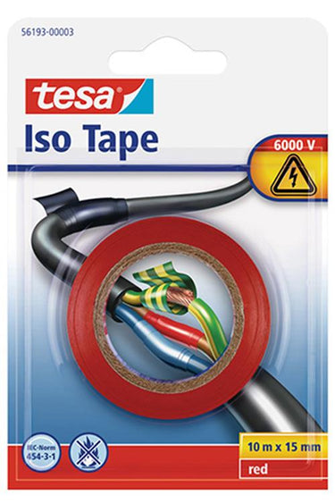 Tesa 1001728 - isolatiet.rood 10x15 | 12 stuks