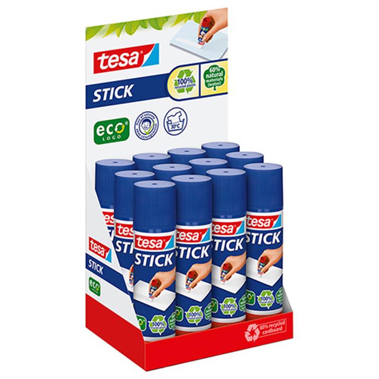 Afbeelding laden in galerijviewer, Tesa 1059248 - lijmstick eco 20g tray | 6 stuks
