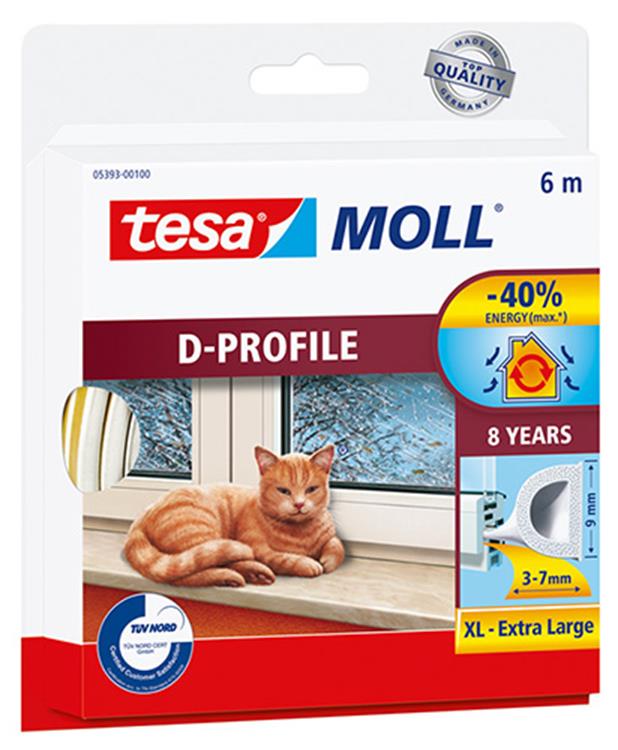 Afbeelding laden in galerijviewer, Tesa 1002458 - tochtstr.rubber d wt 6x9 | 10 stuks
