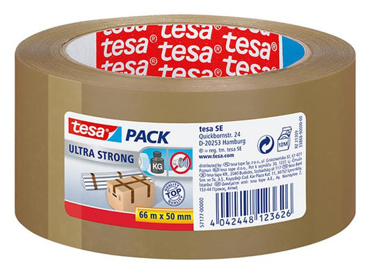 Verpakkingstape tesa ultra strong bruin