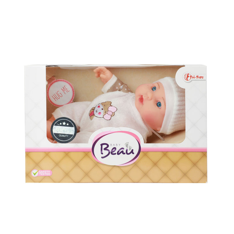 Afbeelding laden in galerijviewer, Beau Baby Babypop met Muts, 23cm
