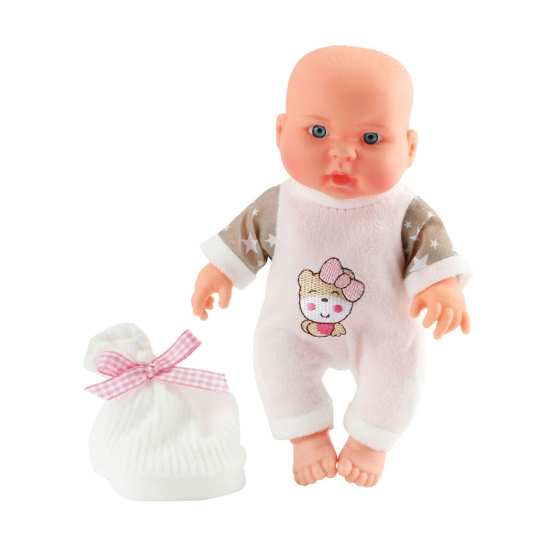 Afbeelding laden in galerijviewer, Beau Baby Babypop met Muts, 23cm

