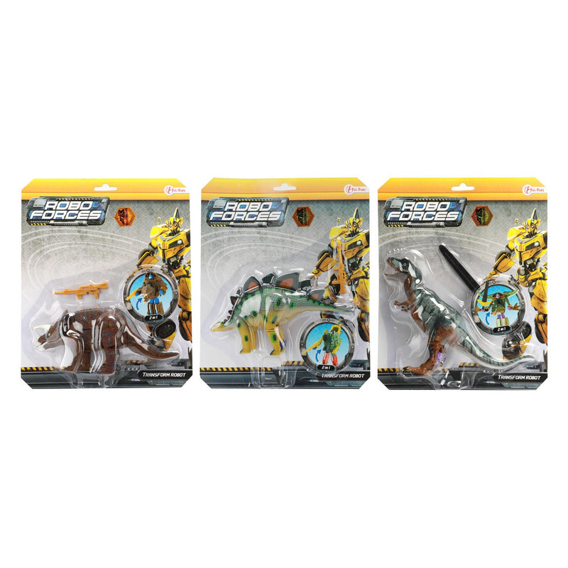 Afbeelding laden in galerijviewer, Roboforces veranderrobot dino, 17cm
