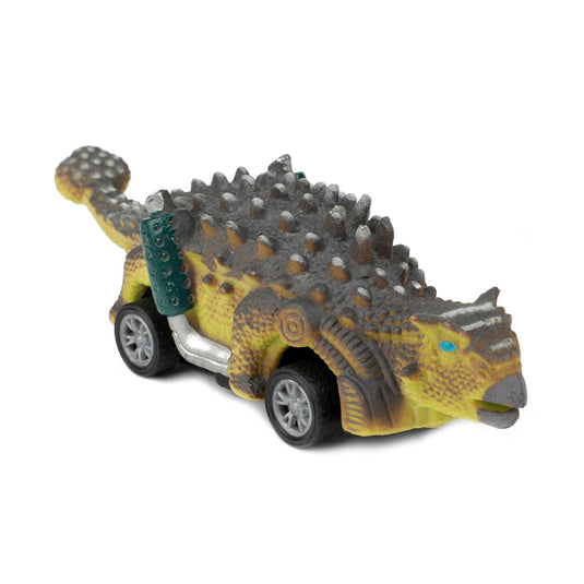 Toi-toys world of dinosaurs dino pullback auto, 4st.