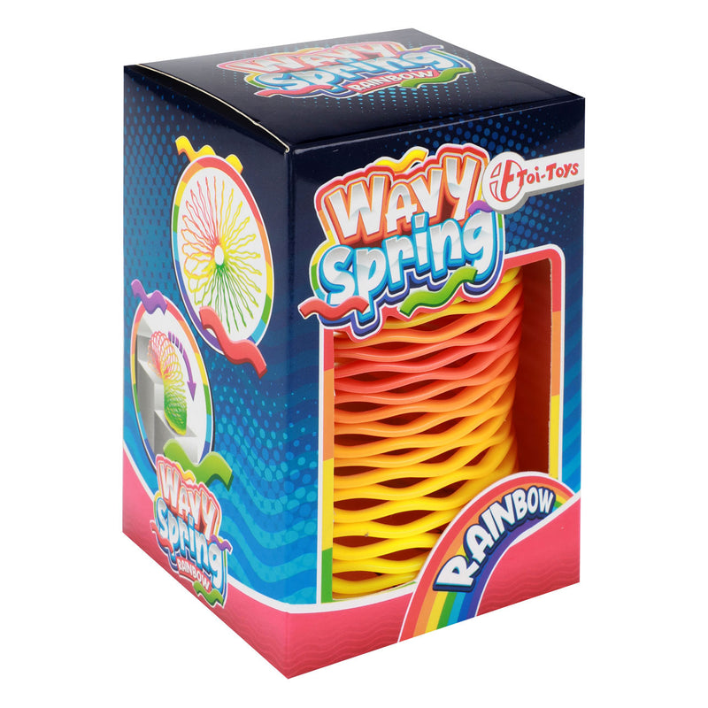 Afbeelding laden in galerijviewer, Toi-toys golvende loopveer regenboog
