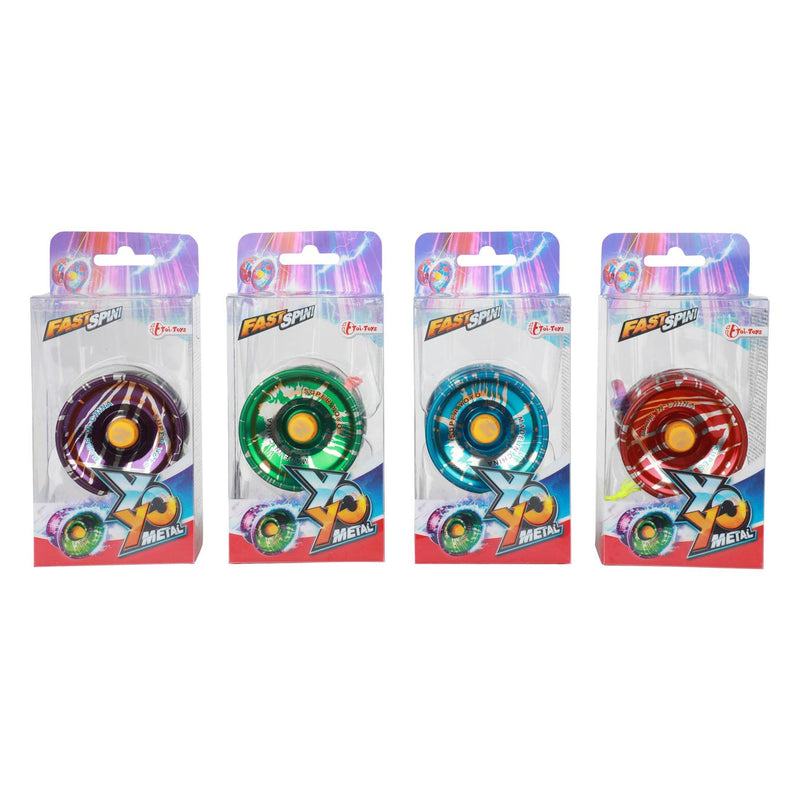 Afbeelding laden in galerijviewer, Toi-toys jojo van metaal vlammmen
