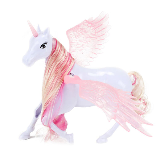 Toi-toys dream horse eenhoorn speelfiguur met beweegbare vleugels