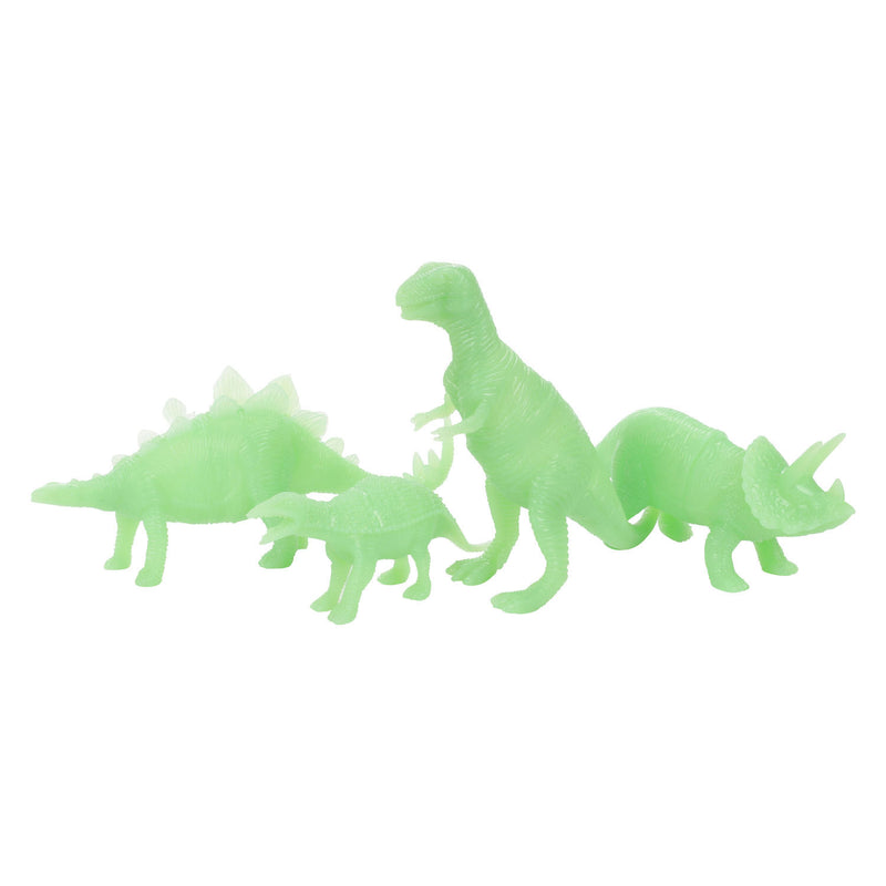 Afbeelding laden in galerijviewer, World of Dinosaurs Glown in the Dark Dino, 4st.
