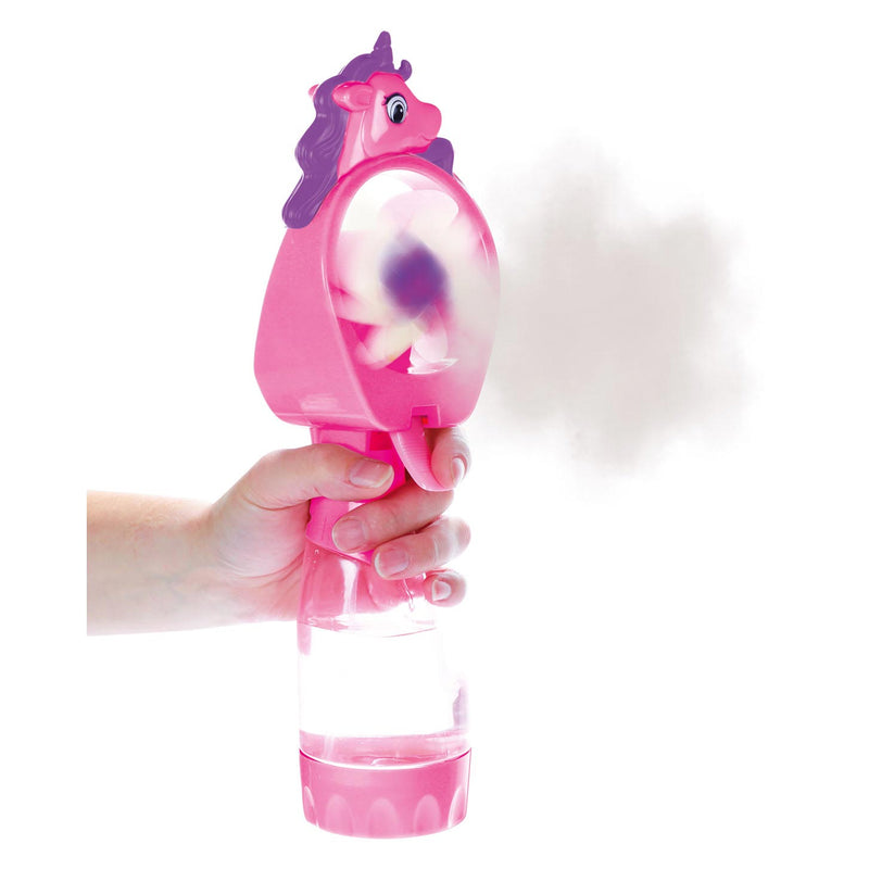Afbeelding laden in galerijviewer, Toi-toys eenhoorn handventilator met sproeier - kleurrijk speelgoed.
