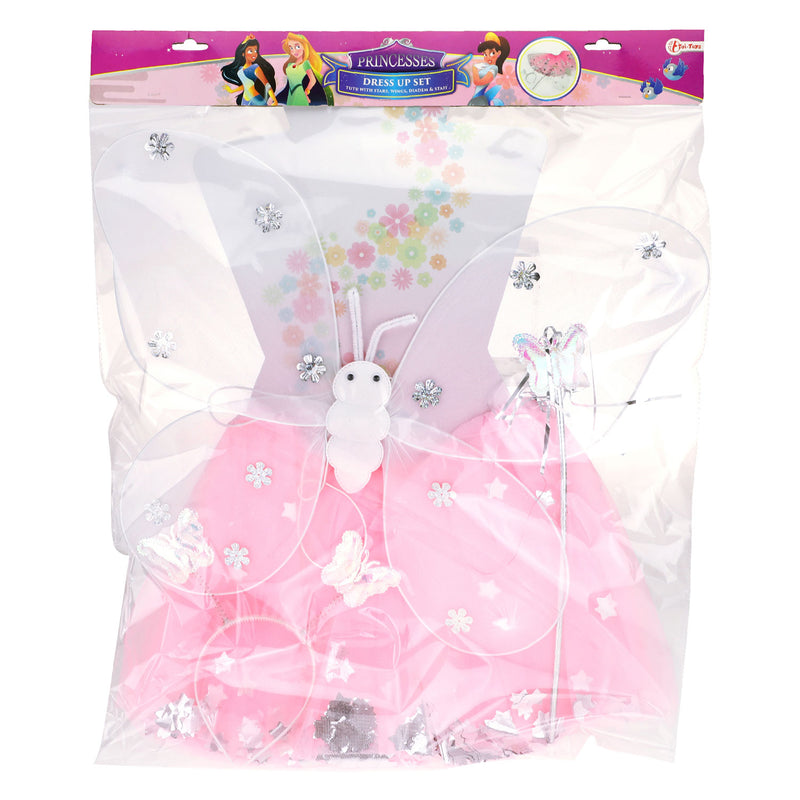 Afbeelding laden in galerijviewer, Toi-toys princess friends verkleedset vlinderfee met vleugels
