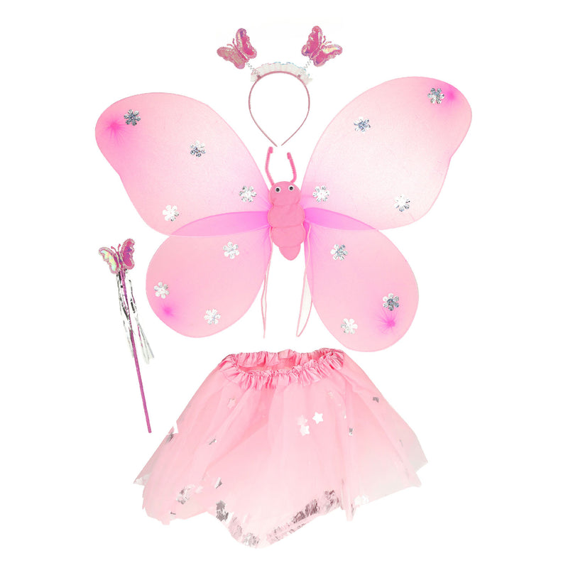 Afbeelding laden in galerijviewer, Toi-toys princess friends verkleedset vlinderfee met vleugels
