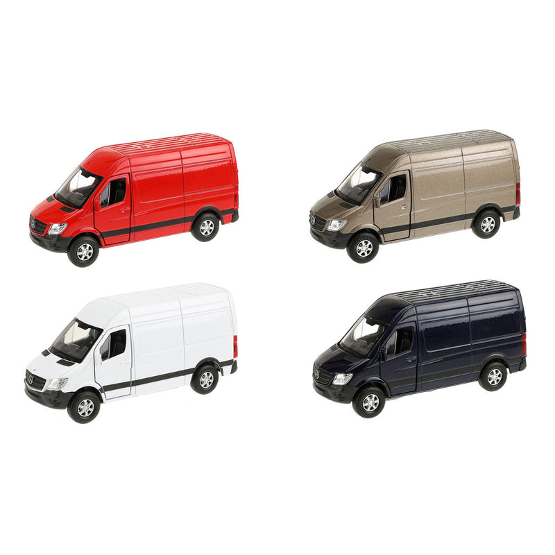 Afbeelding laden in galerijviewer, Welly mercedes-benz sprinter panel bus modelauto - 1:34
