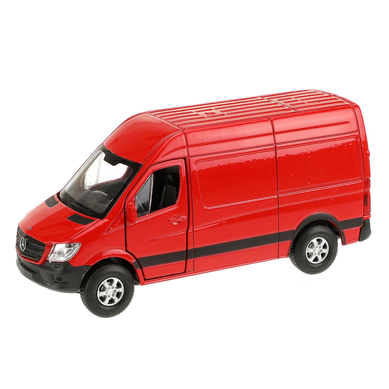 Afbeelding laden in galerijviewer, Welly mercedes-benz sprinter panel bus modelauto - 1:34
