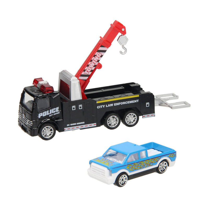 Afbeelding laden in galerijviewer, Toi-toys toi toys die-cast sleepwagen met auto
