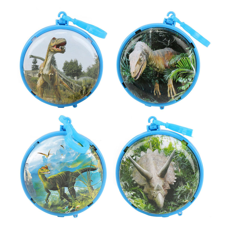 Afbeelding laden in galerijviewer, World of dinosaurs sleutelhanger met mini dino's

