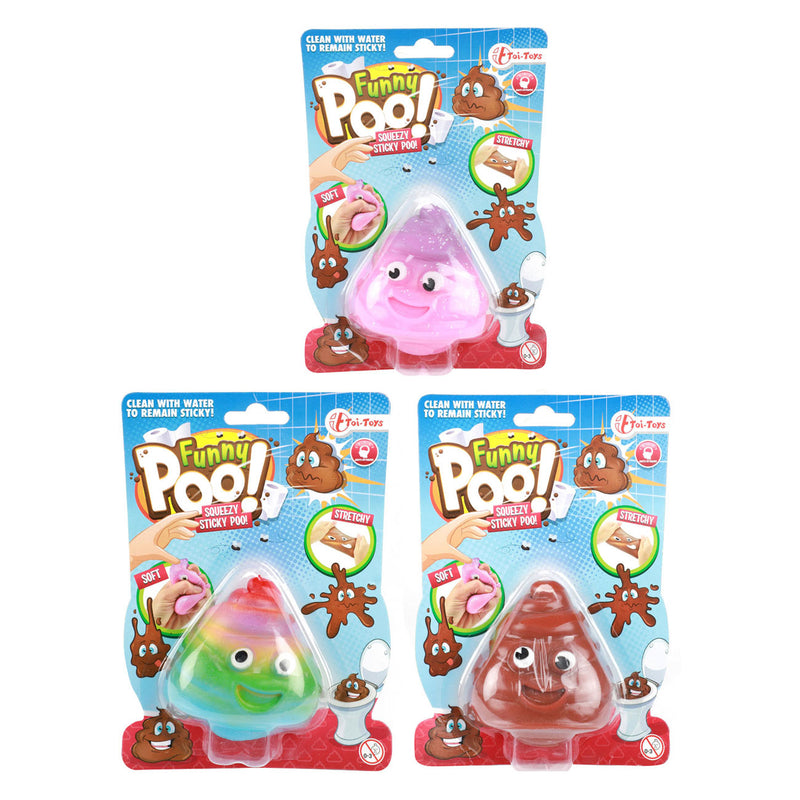 Afbeelding laden in galerijviewer, Toi-toys funny poo kleverige rekbare lachende drol

