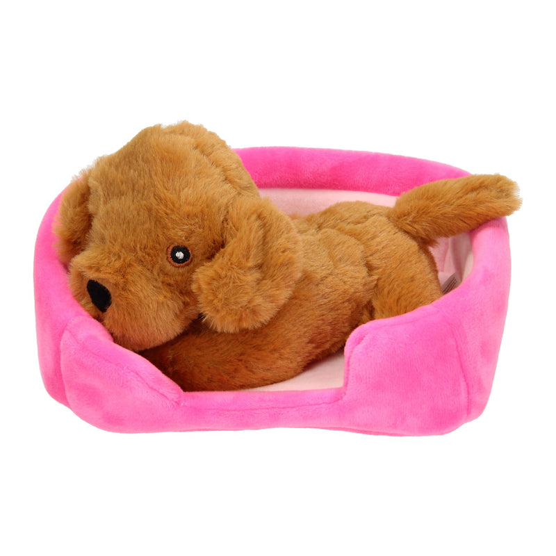 Afbeelding laden in galerijviewer, Toi toys bv 4x pluchen hond of kat in pluchen mand
