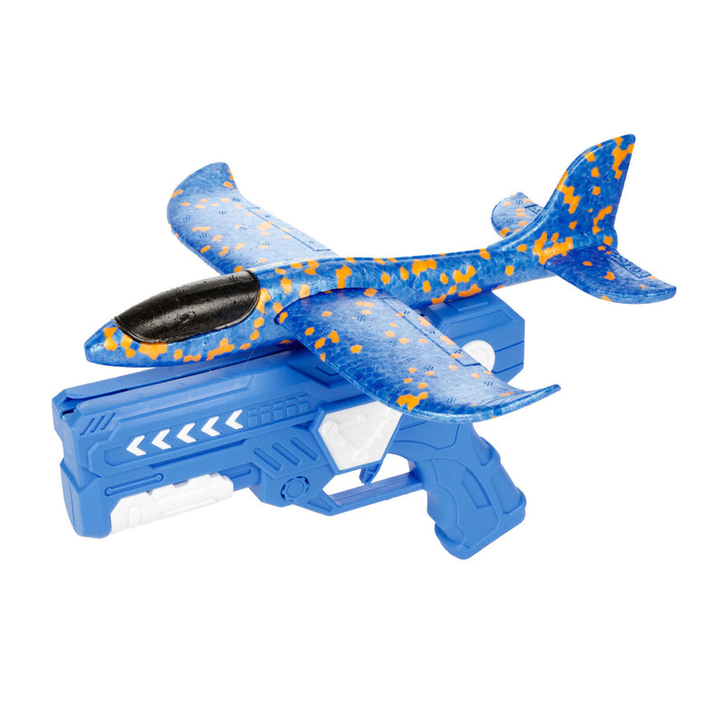 Afbeelding laden in galerijviewer, Toi-toys air foam vliegtuig met afschietpistool, 24cm
