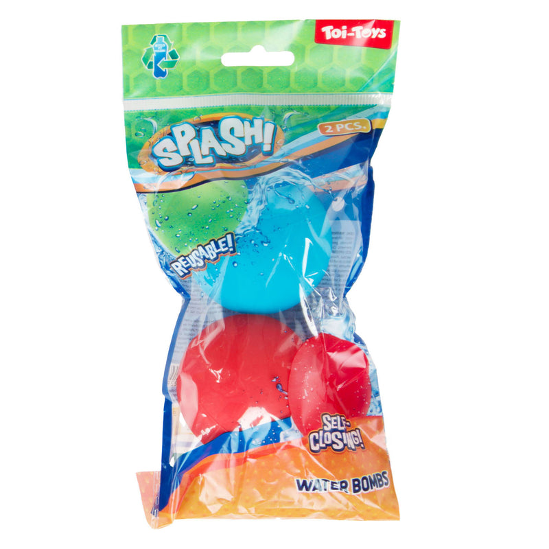 Afbeelding laden in galerijviewer, Toi-toys toi toys splash waterballon herbruikbaar en zelfsluitend pak a 2
