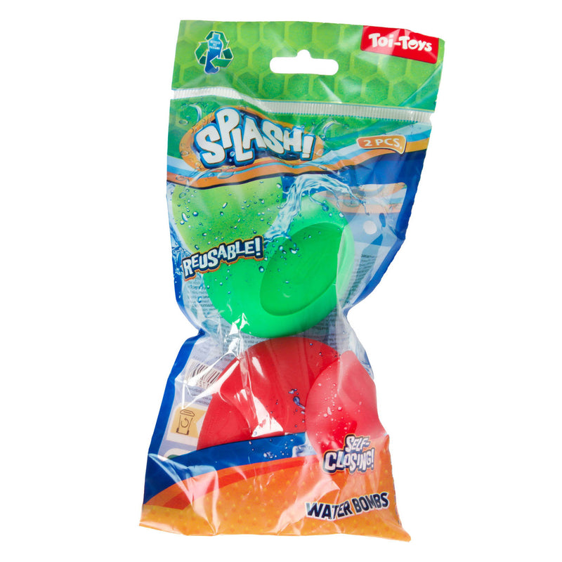 Afbeelding laden in galerijviewer, Toi-toys toi toys splash waterballon herbruikbaar en zelfsluitend pak a 2
