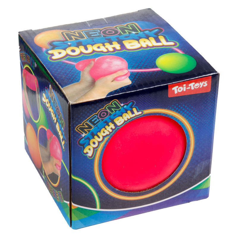 Afbeelding laden in galerijviewer, Toi-toys fun kneedbal neon, 10cm
