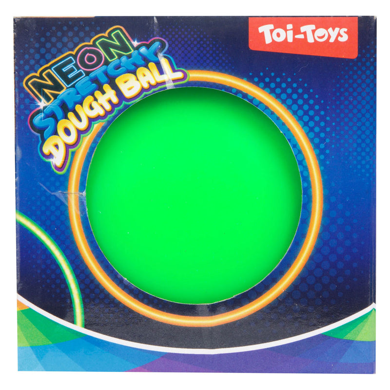 Afbeelding laden in galerijviewer, Toi-toys fun kneedbal neon, 10cm

