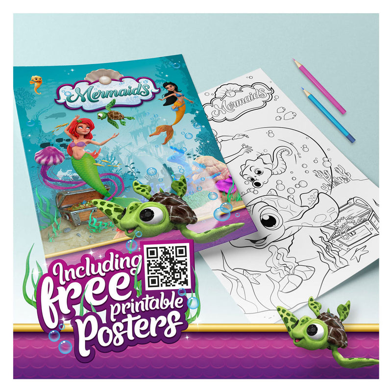 Afbeelding laden in galerijviewer, Toi-toys mermaids zeemeermin met bewegende staart
