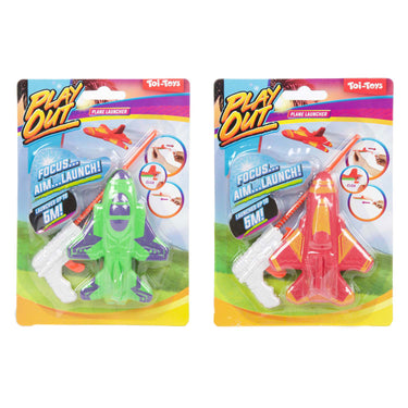Toi-toys toi toys air afschietvliegtuigje foam op kaart