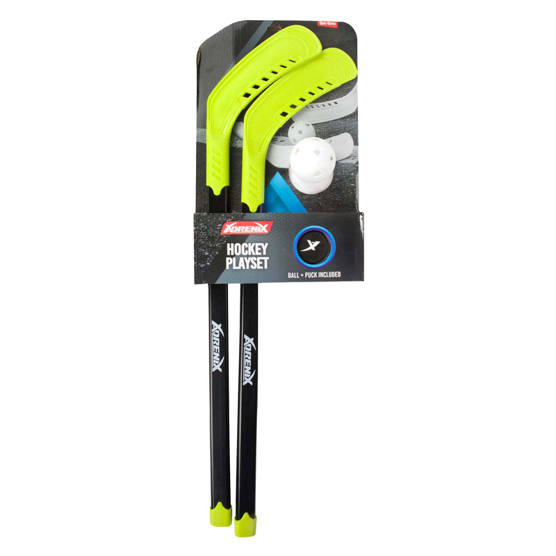 Afbeelding laden in galerijviewer, Toi-toys adrenix hockeyset met 2 sticks en bal
