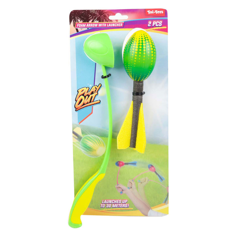 Afbeelding laden in galerijviewer, Toi-toys play out mini foampijl met werper 3 assorti

