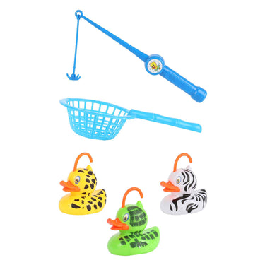 Toi-toys play out visspel vang de eend met hengel en net