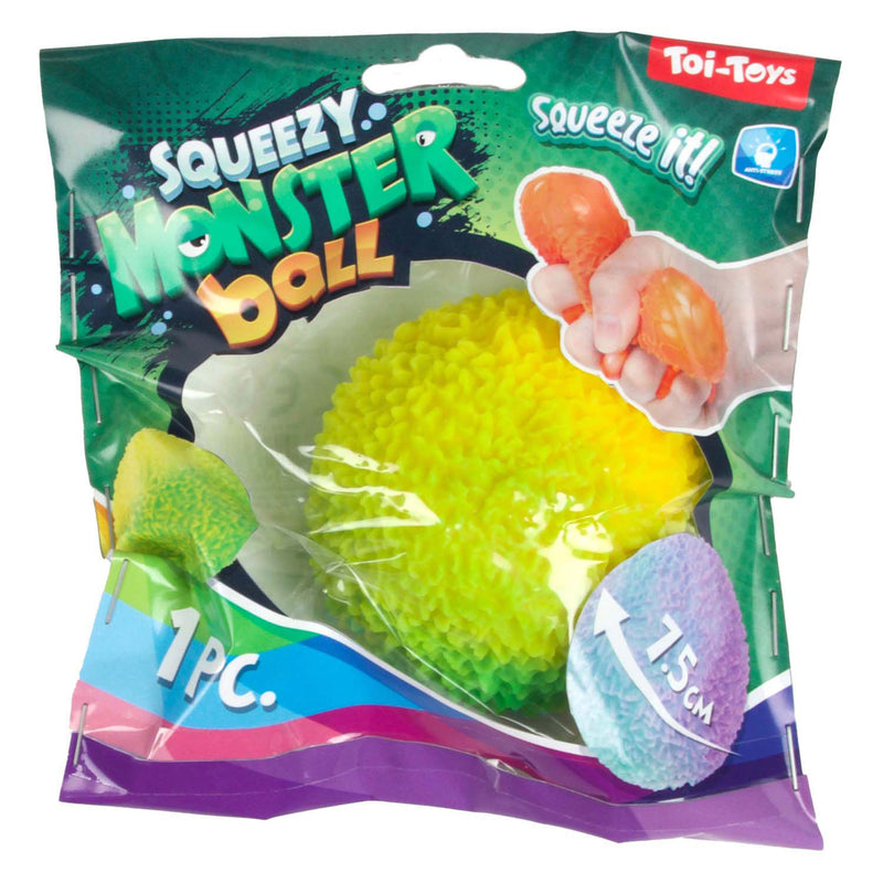 Afbeelding laden in galerijviewer, Toi-toys fun textuurknijpbal moss gevuld met foam, 8cm
