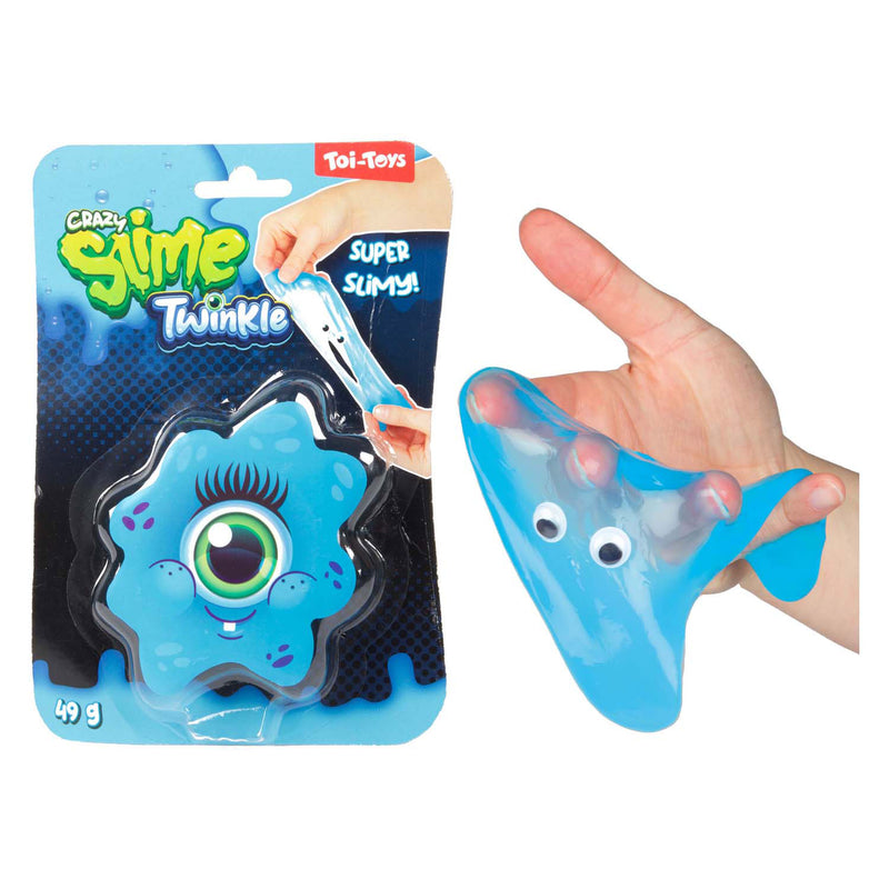 Afbeelding laden in galerijviewer, Toi-toys toi toys crazy slime slijm monster unikleur met oogjes
