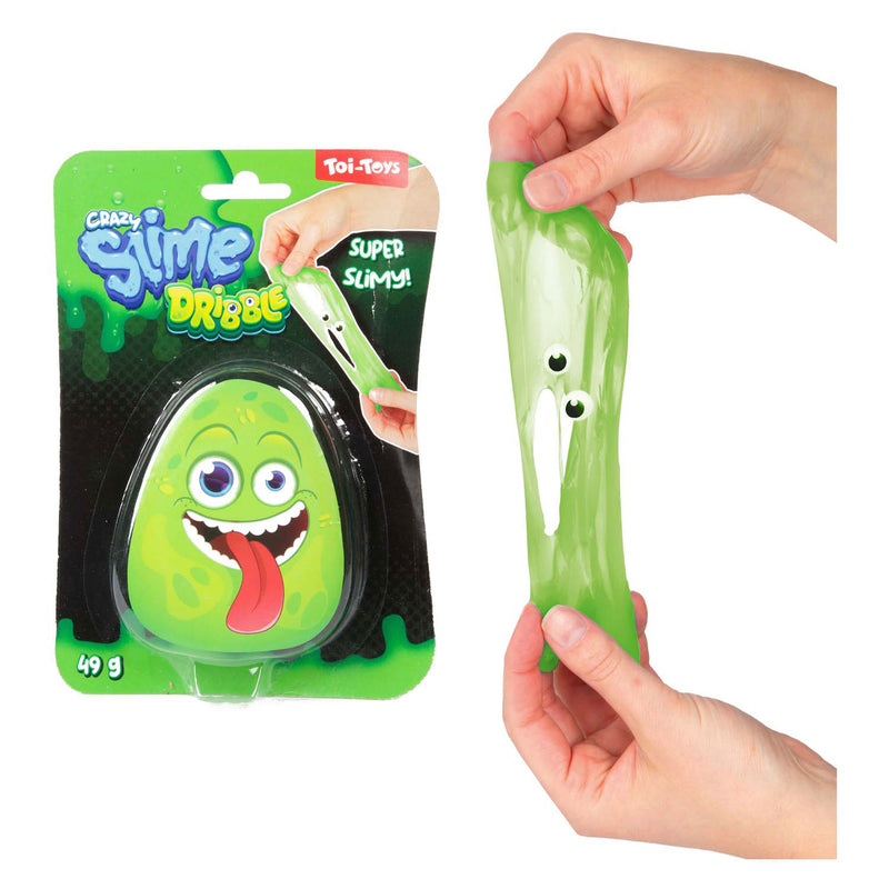 Afbeelding laden in galerijviewer, Toi-toys toi toys crazy slime slijm monster unikleur met oogjes
