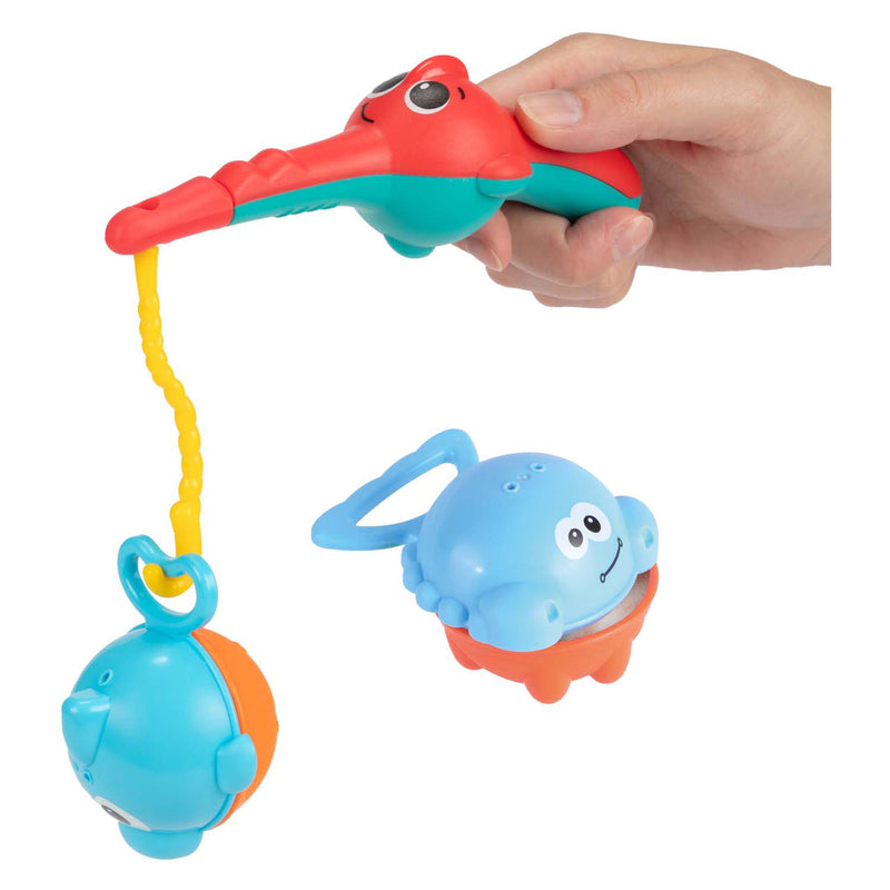 Afbeelding laden in galerijviewer, Toi-toys little stars badspeelgoed vishengel met 3 vissen, 4dlg.
